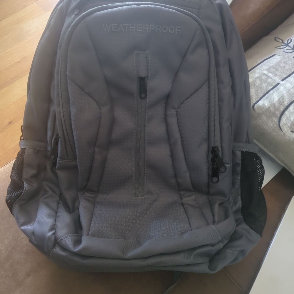 Weatherproof Gray Men's Backpack - Weatherproof Laptop Backpack - Picture 12 of 12